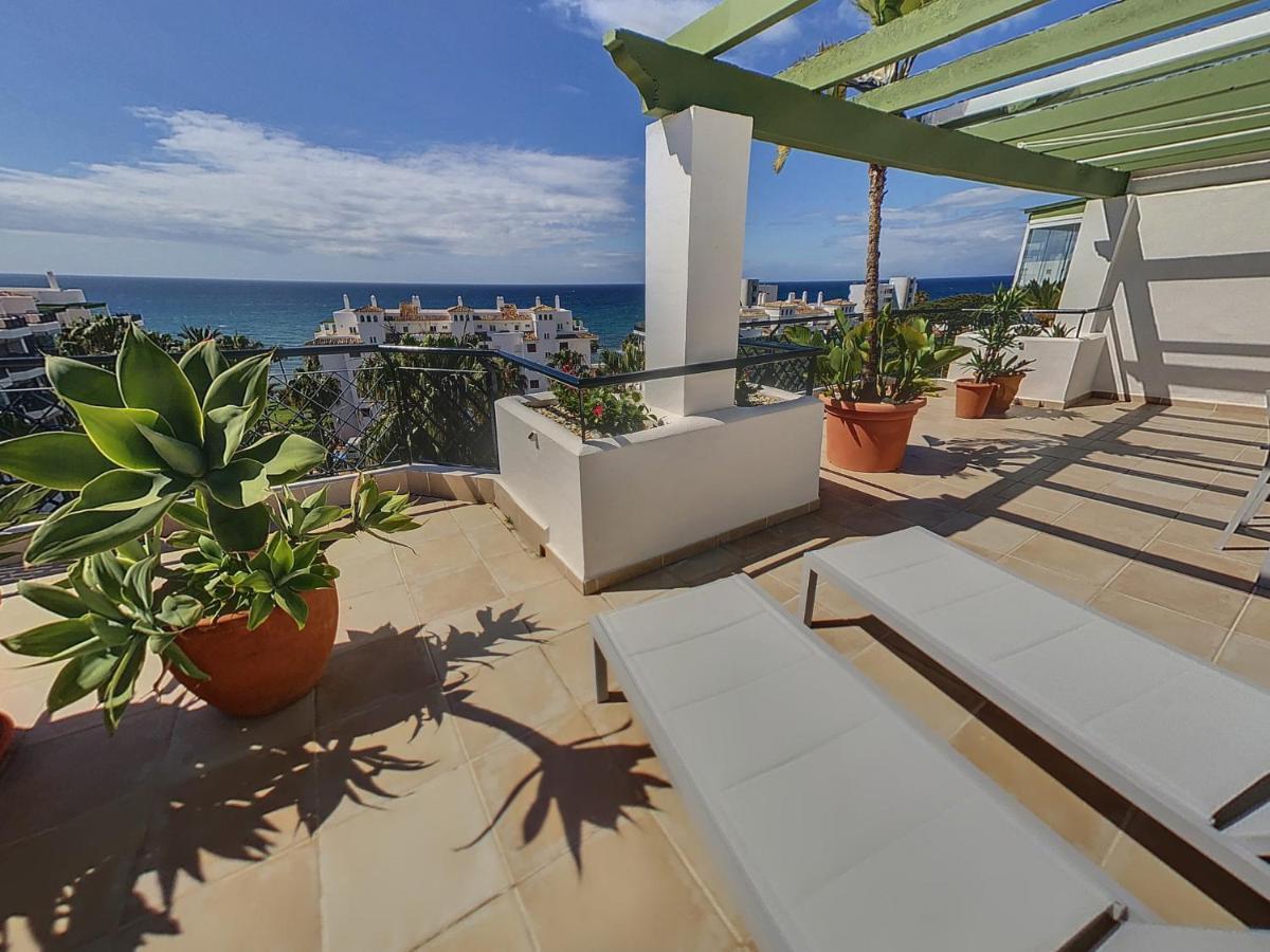Frontline Beach Penthouse In Mi Capricho Sitio de Calahonda المظهر الخارجي الصورة